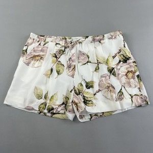 New Haute Hippie Silk Floral Print Shorts Lined NWOT Women's Medium